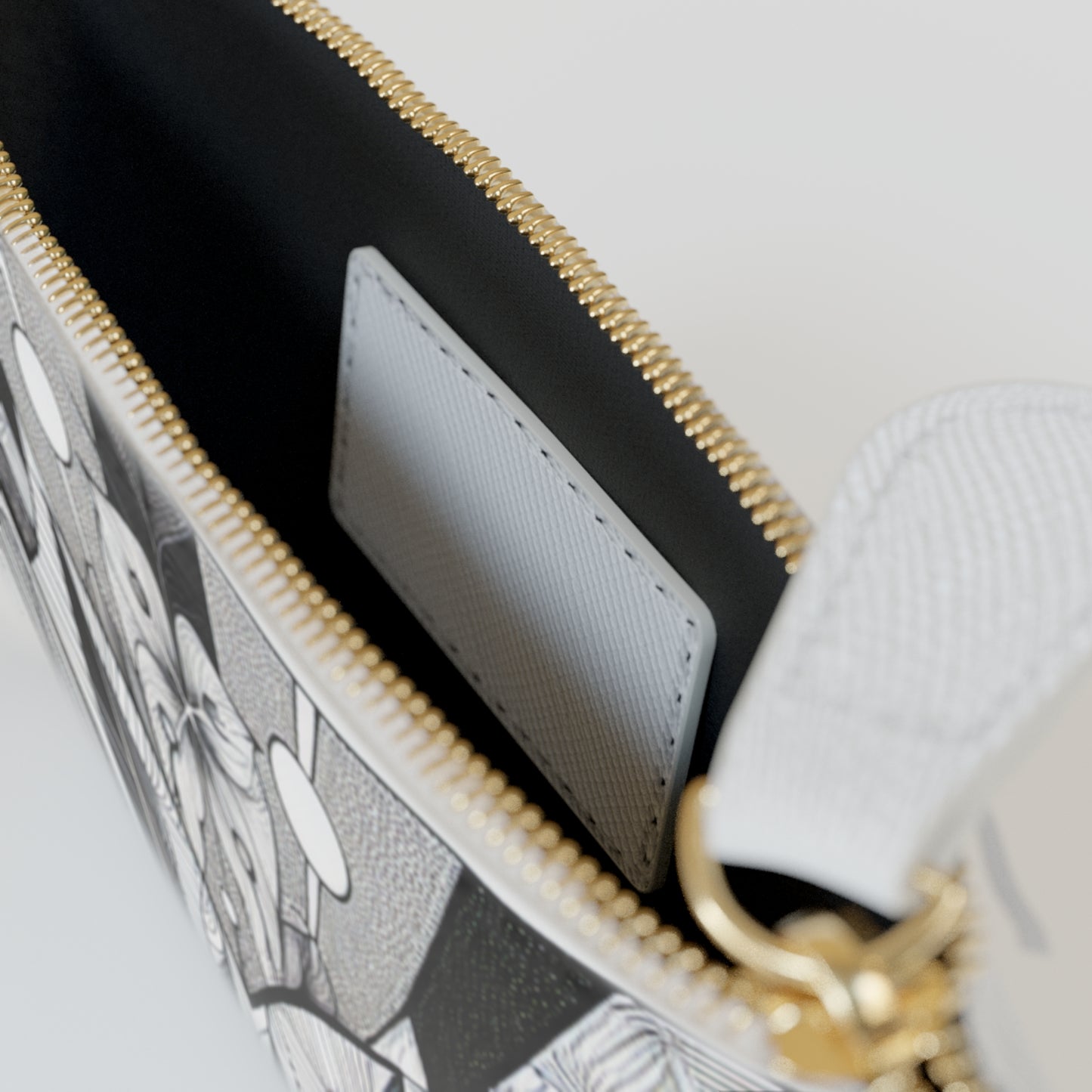 Botanical & Geometric Mini Clutch Bag - Stylish Floral & Black and White Designs for Everyday Use