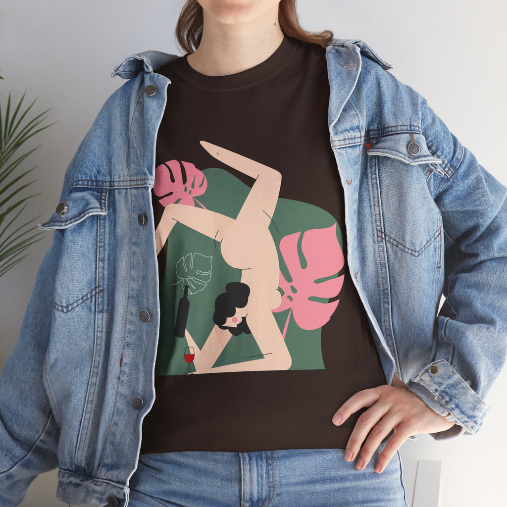 Artistic Unisex Heavy Cotton Tee - Stylish Graphic Tee for Trendsetters
