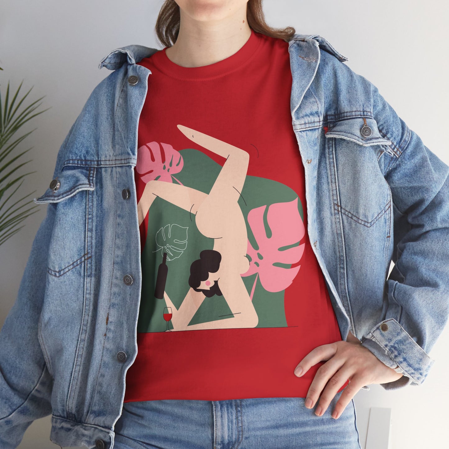Artistic Unisex Heavy Cotton Tee - Stylish Graphic Tee for Trendsetters