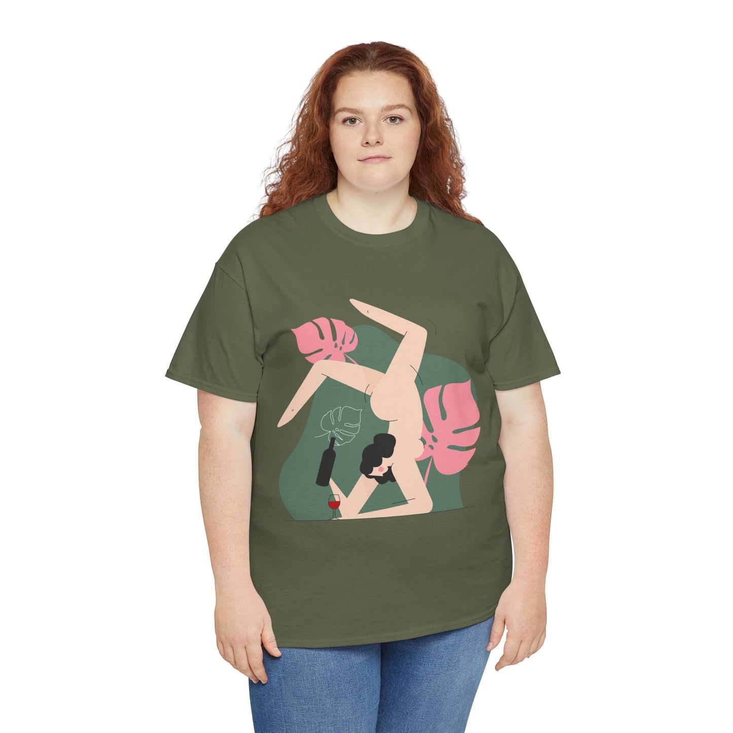 Artistic Unisex Heavy Cotton Tee - Stylish Graphic Tee for Trendsetters