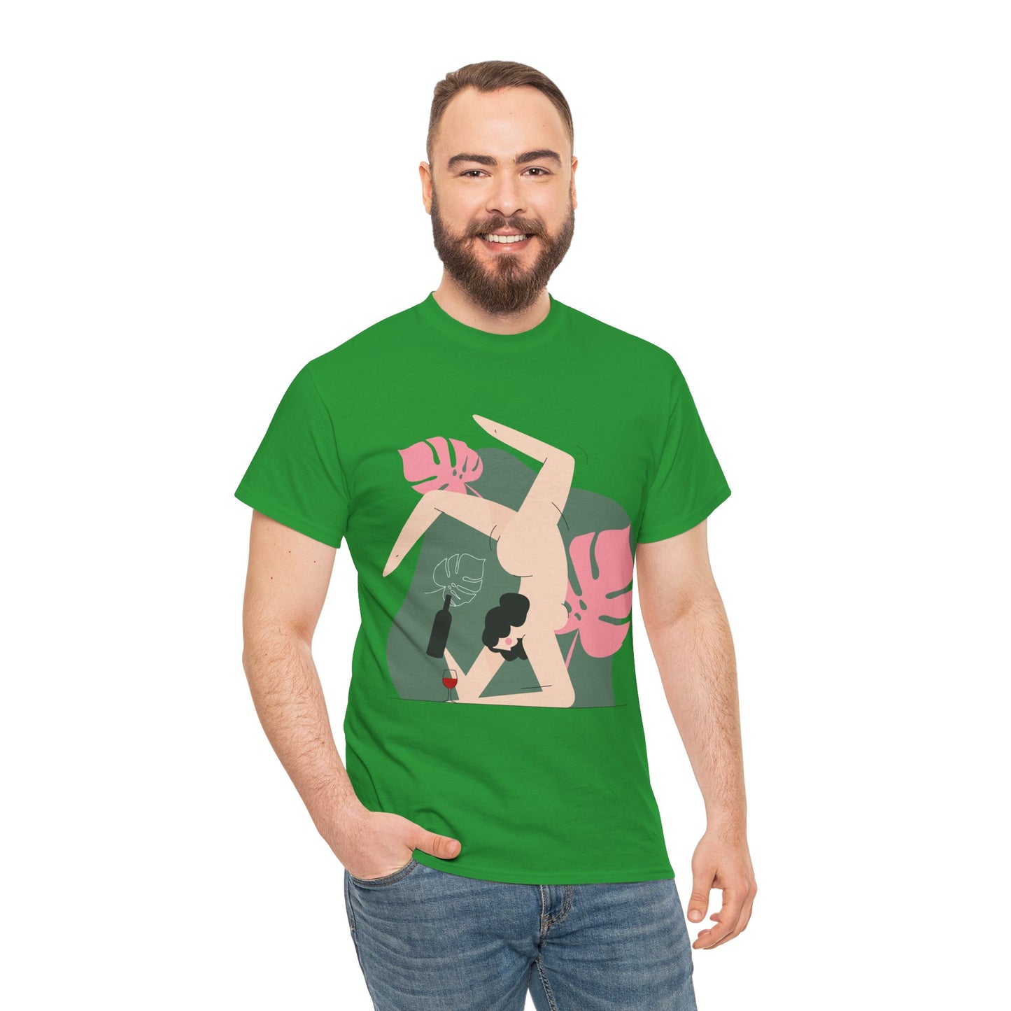 Artistic Unisex Heavy Cotton Tee - Stylish Graphic Tee for Trendsetters