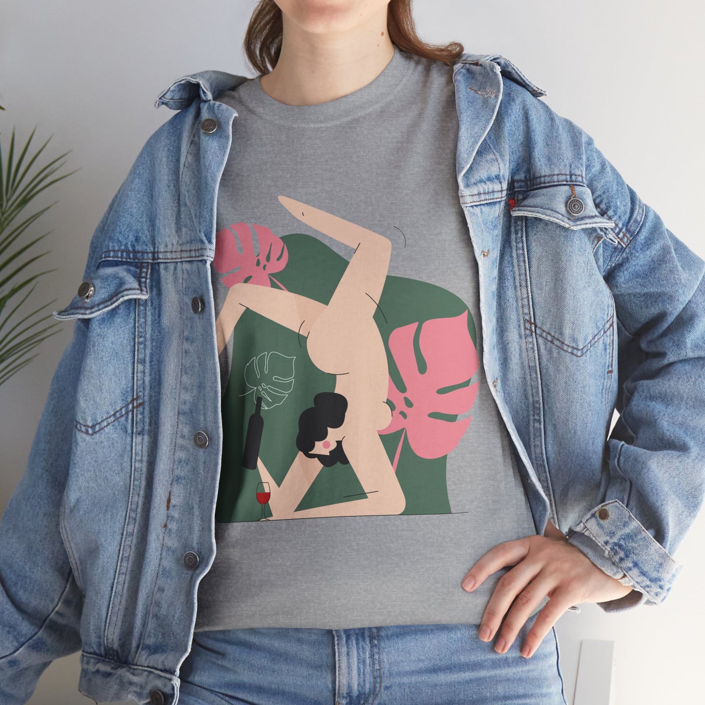 Artistic Unisex Heavy Cotton Tee - Stylish Graphic Tee for Trendsetters