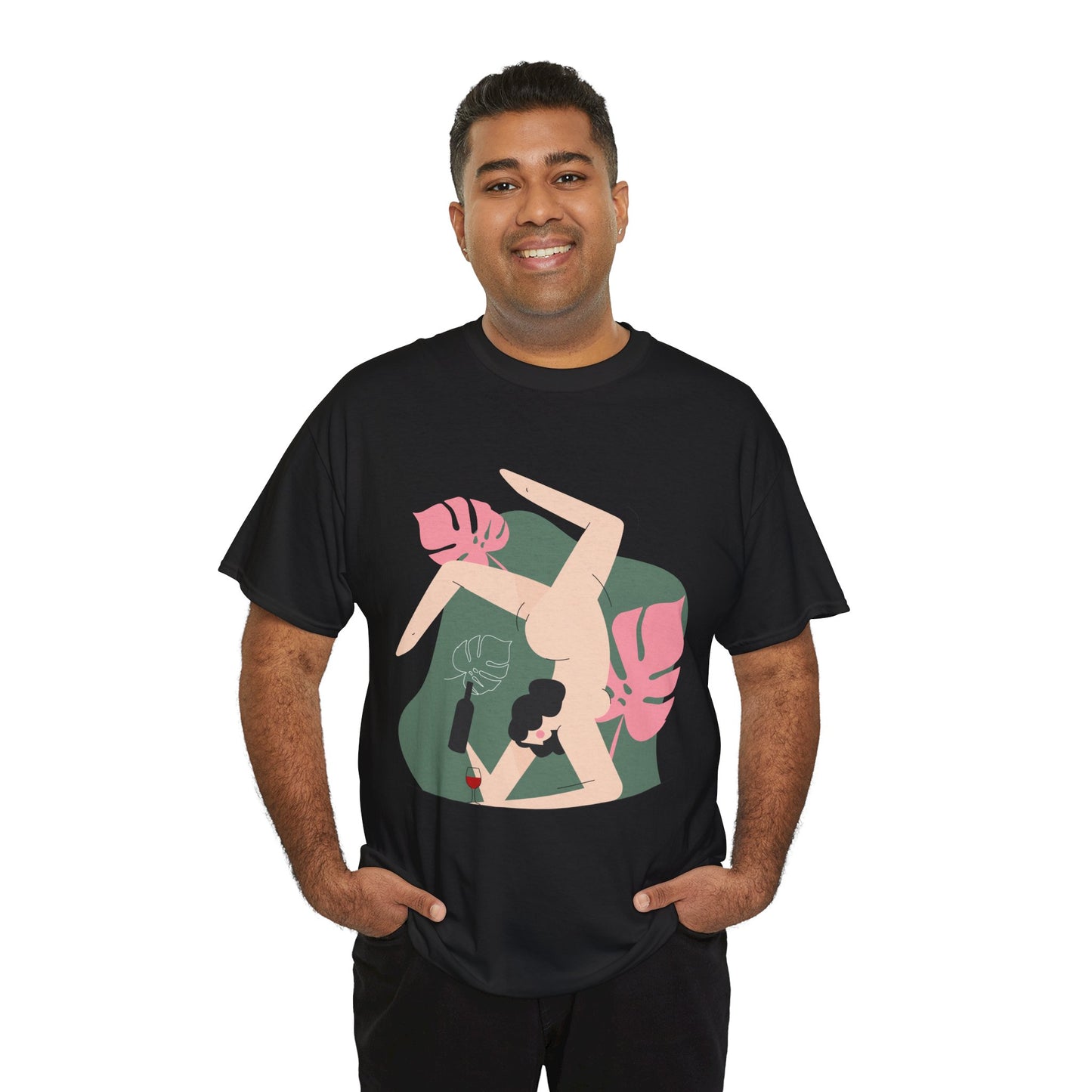Artistic Unisex Heavy Cotton Tee - Stylish Graphic Tee for Trendsetters
