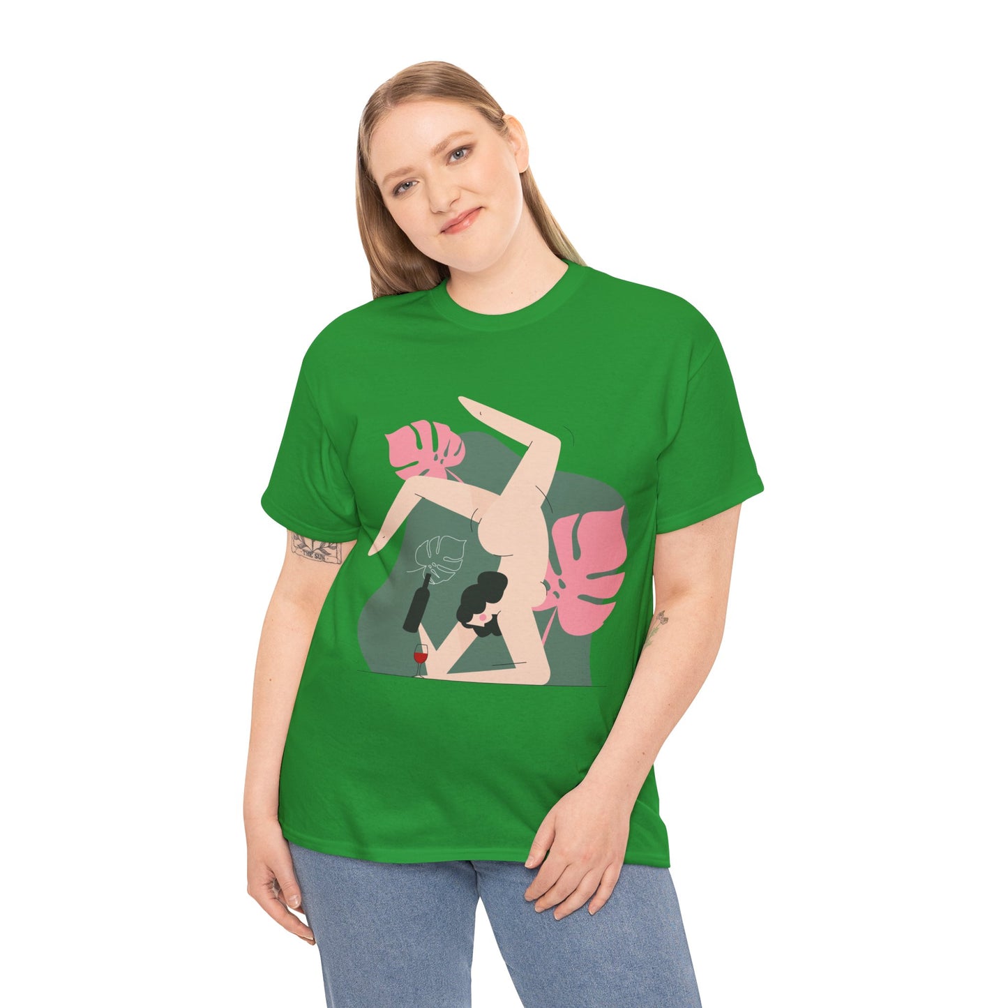 Artistic Unisex Heavy Cotton Tee - Stylish Graphic Tee for Trendsetters
