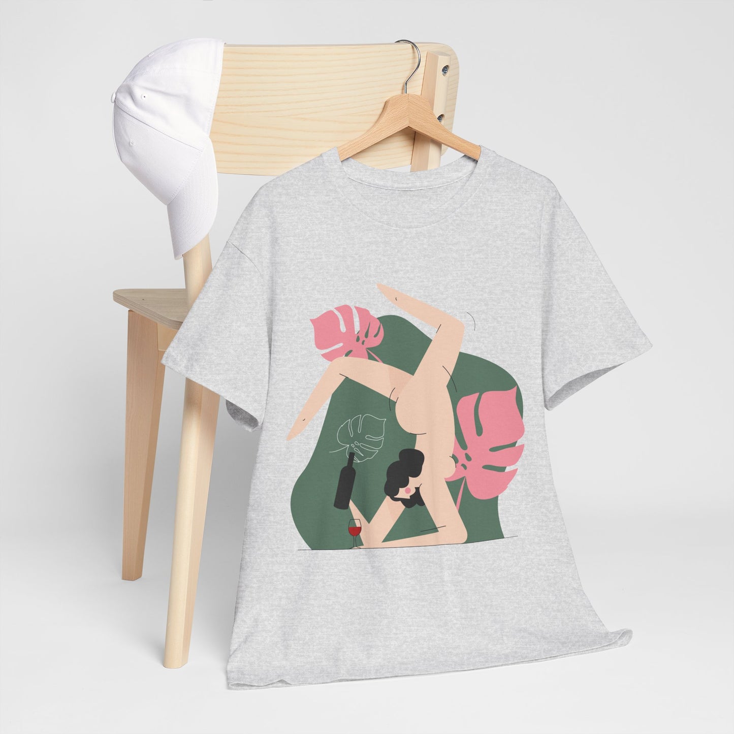 Artistic Unisex Heavy Cotton Tee - Stylish Graphic Tee for Trendsetters