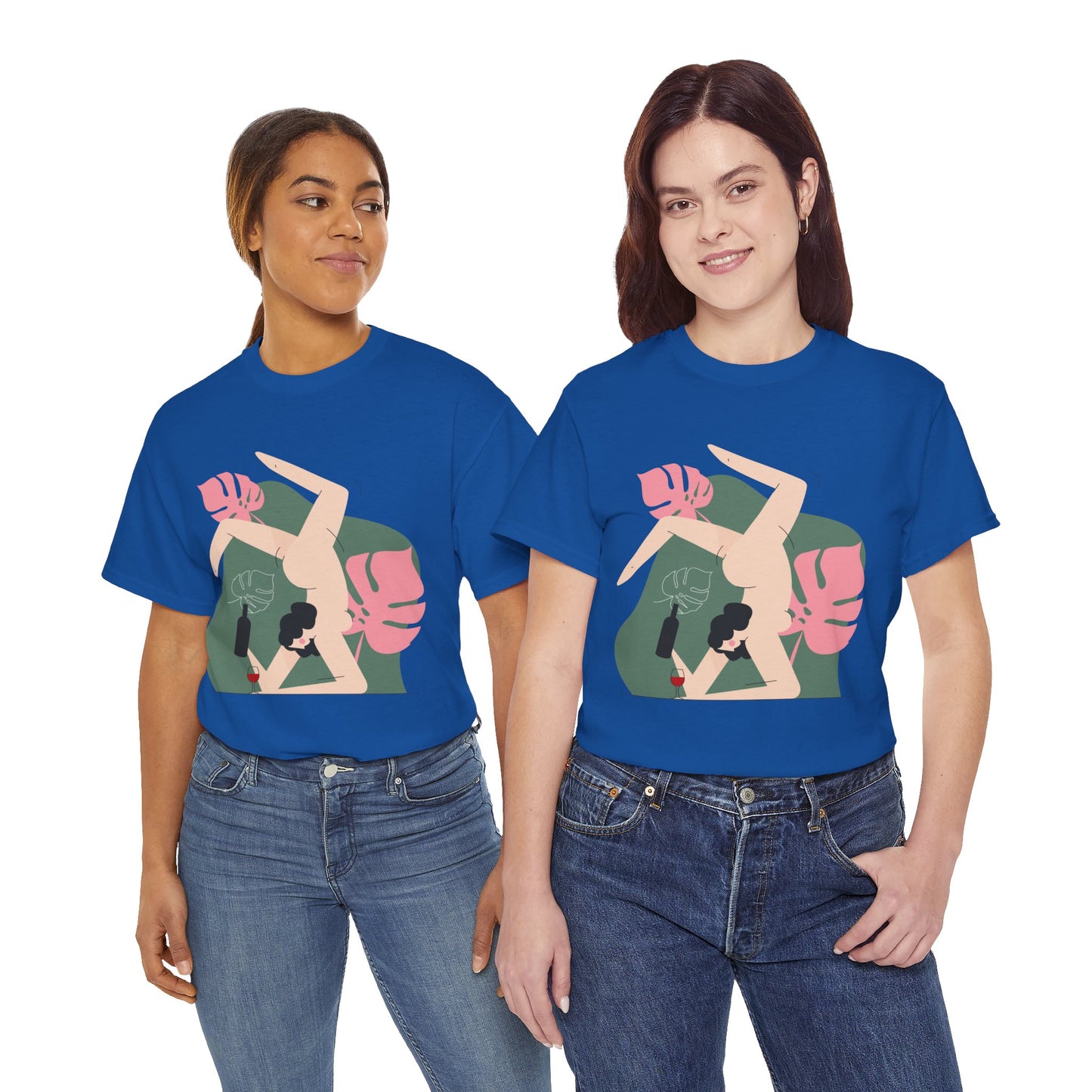 Artistic Unisex Heavy Cotton Tee - Stylish Graphic Tee for Trendsetters