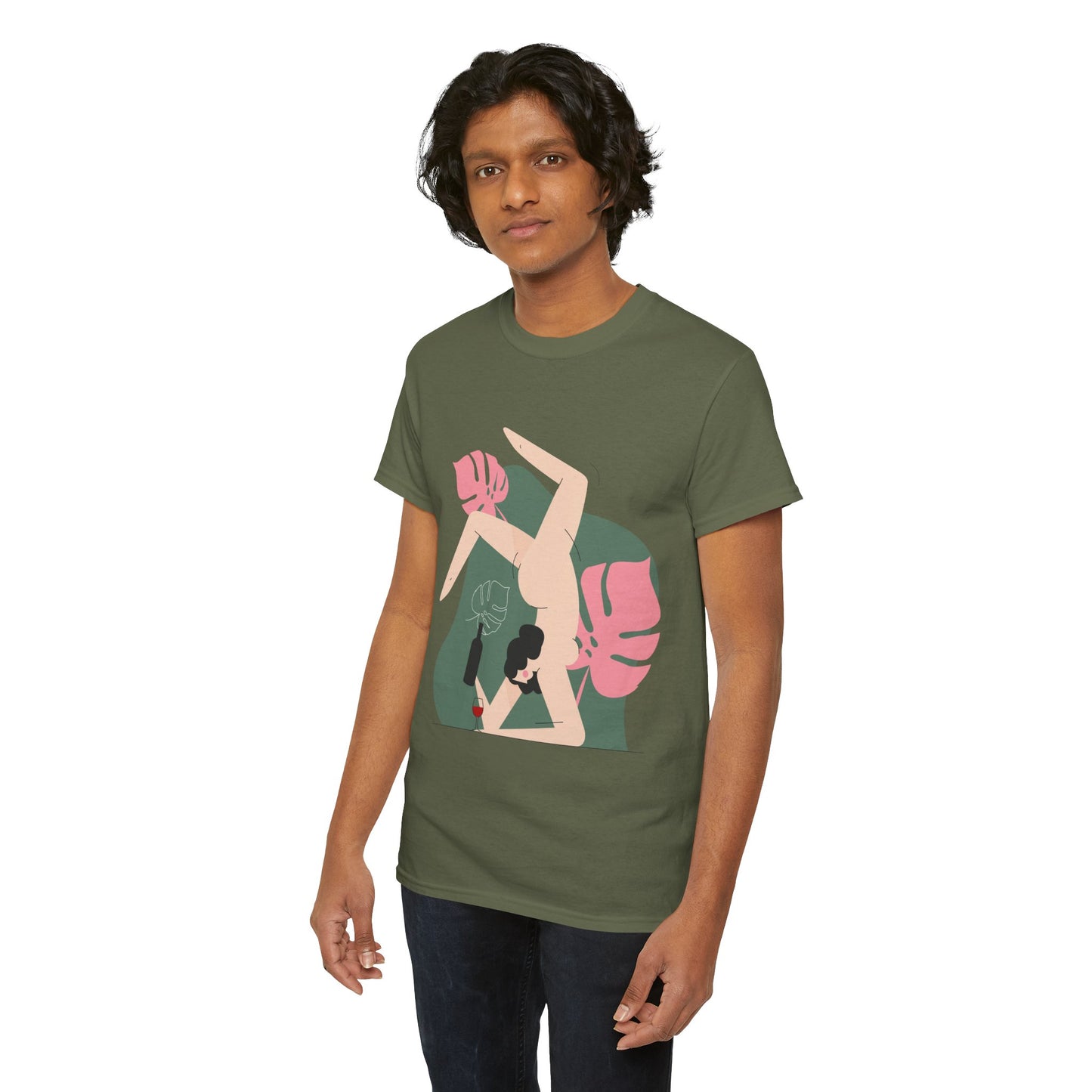 Artistic Unisex Heavy Cotton Tee - Stylish Graphic Tee for Trendsetters