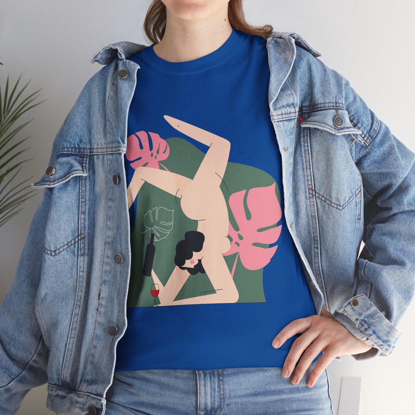 Artistic Unisex Heavy Cotton Tee - Stylish Graphic Tee for Trendsetters