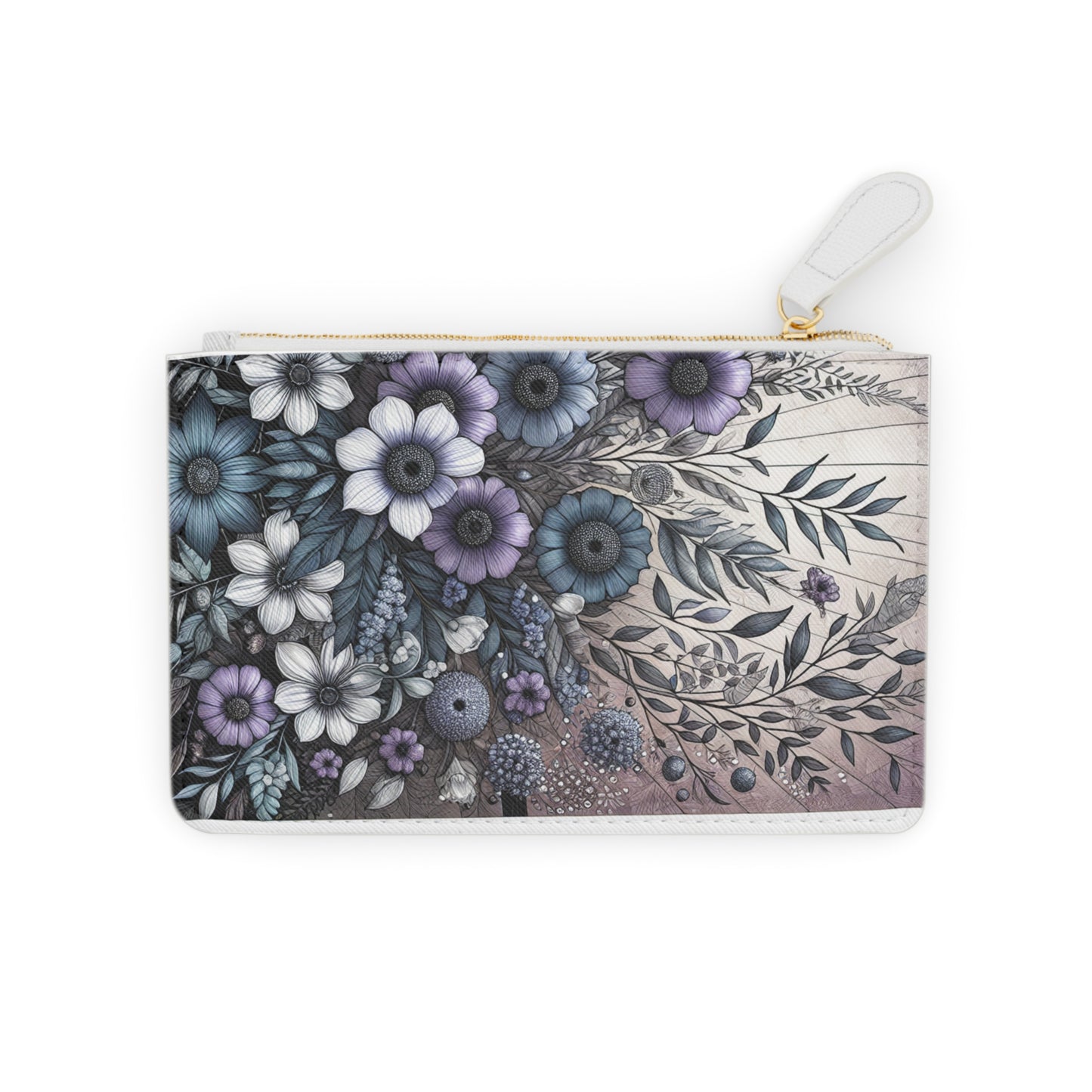 Botanical & Geometric Mini Clutch Bag - Stylish Floral & Black and White Designs for Everyday Use
