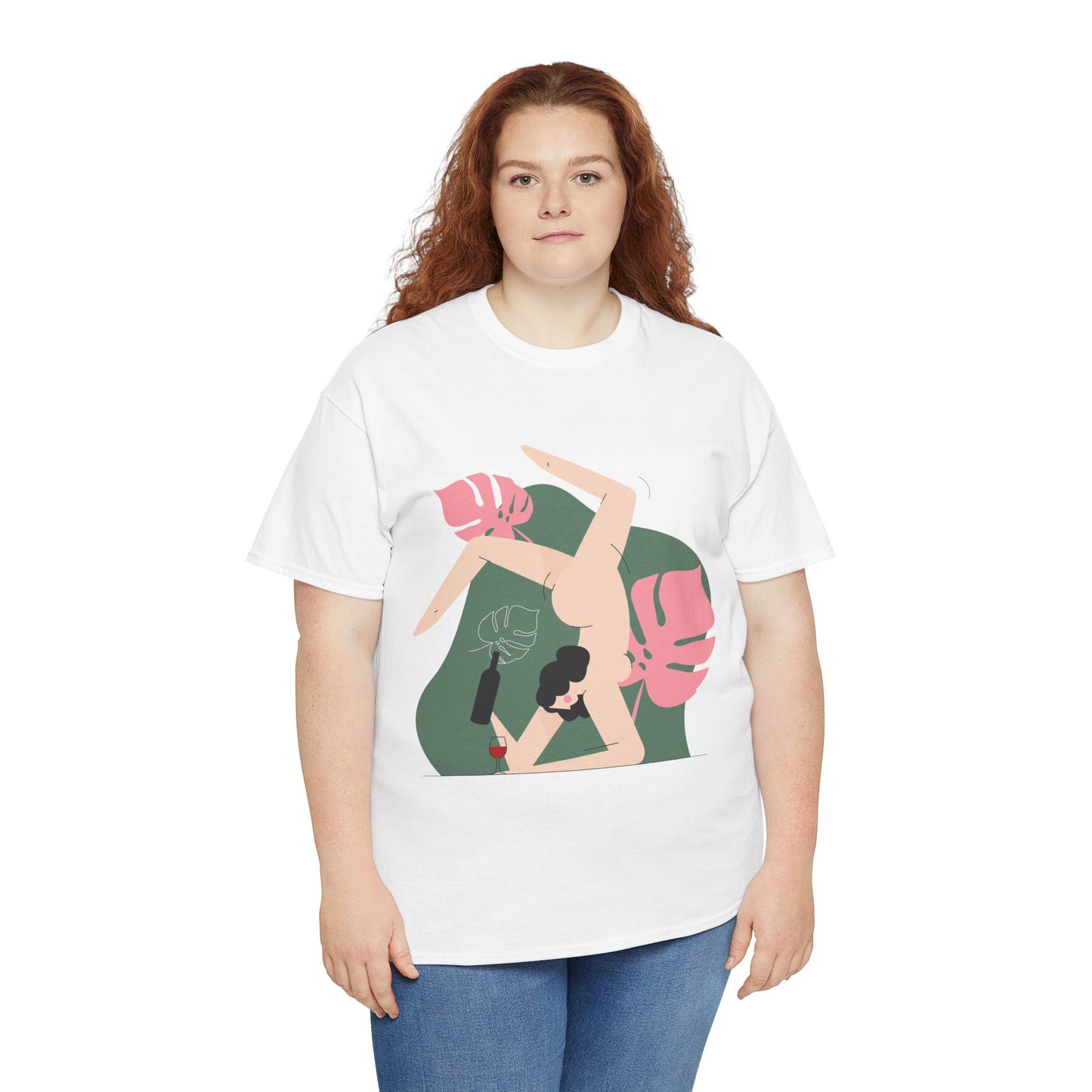 Artistic Unisex Heavy Cotton Tee - Stylish Graphic Tee for Trendsetters