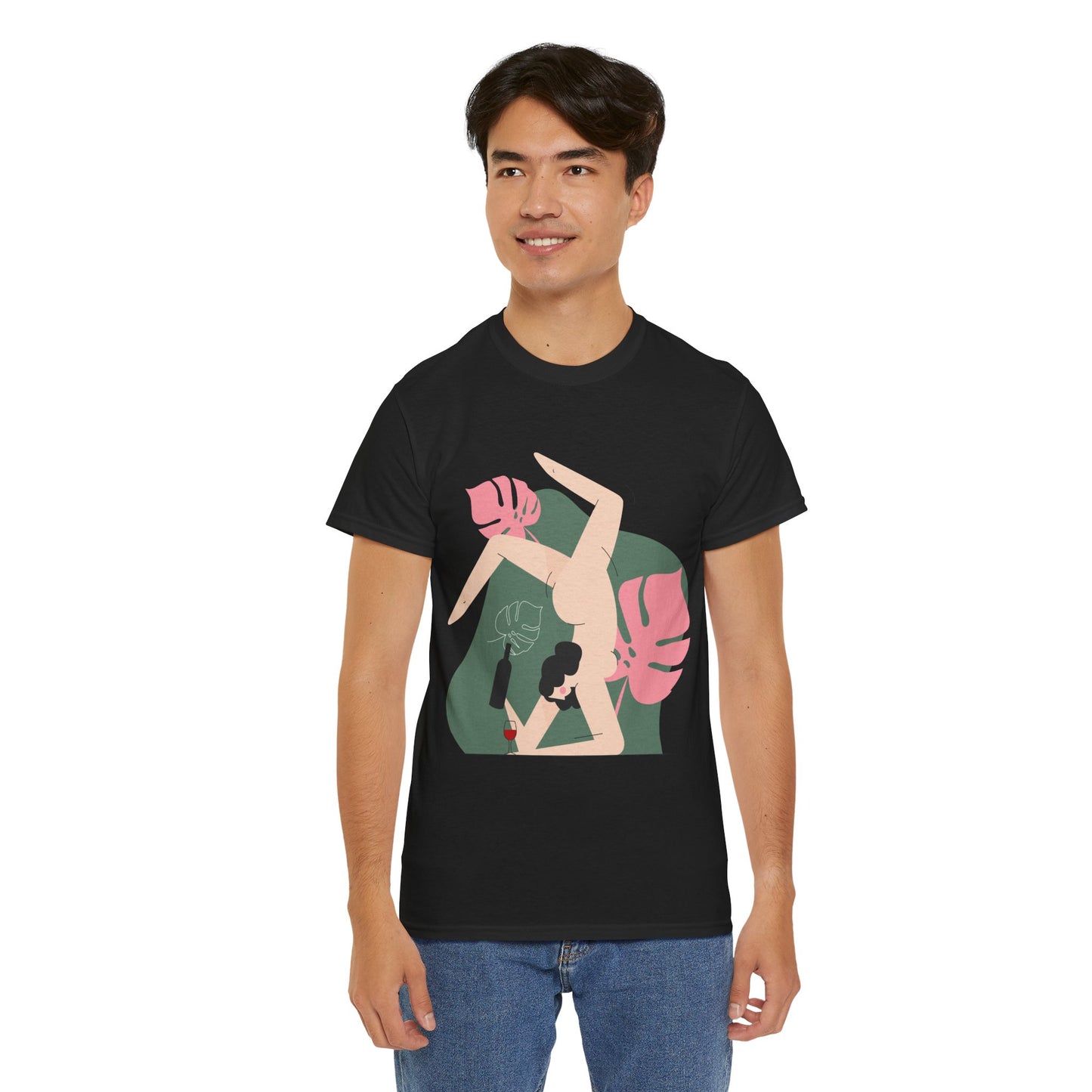 Artistic Unisex Heavy Cotton Tee - Stylish Graphic Tee for Trendsetters